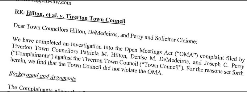 Another Complaint Against Tiverton Council Dismissed OM-19-11-Hilton-et-al-v-Tiverton-OSC-featured