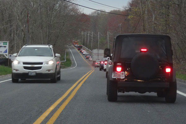Traffic to the Ron Paul Town Hall at URI