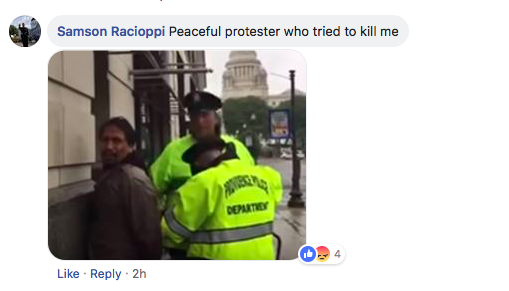 Post from Samson Racioppi on attacker