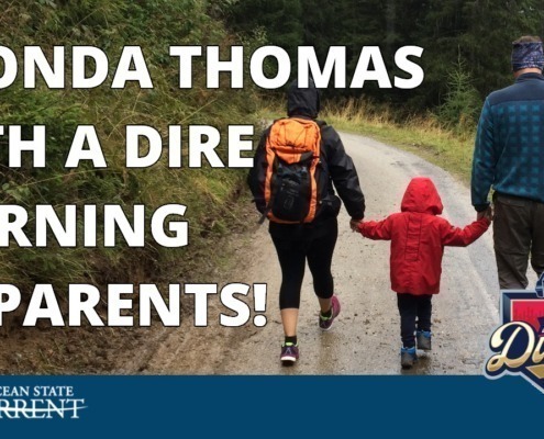 Rhonda Thomas, back as Sten's guest, with a dire warning to parents! Last appearance was the most watched episode in Current history.