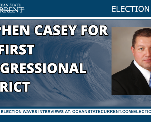 TODAY ON OUR SHOW, we interview STEPHEN CASEY, Democrat candidate for Rhode Island's First Congressional District #ElectionWaves … coming up LIVE at 5:00 PM and then always on demand.